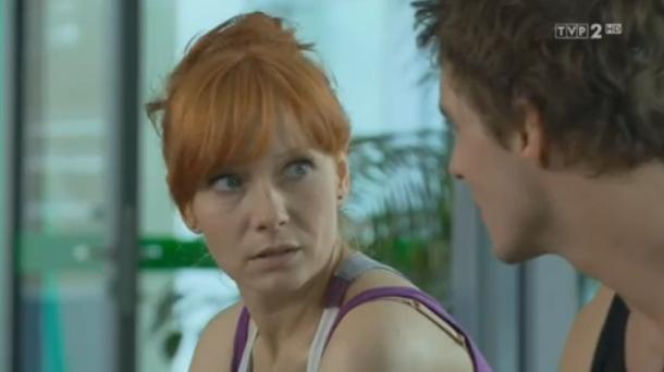 M jak miłość odc. 1016. Marcin (Mikołaj Roznerski), Agnieszka (Magdalena Walach)