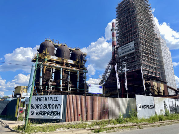 Wielki piec Huty Pokój w Rudzie Śląskiej