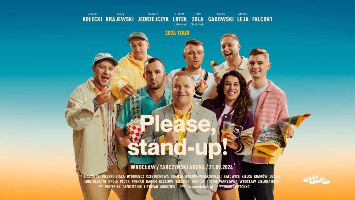 Wrocław Stand-up Festival 2024, 15.06, godz. 20:00, Hala Stulecia