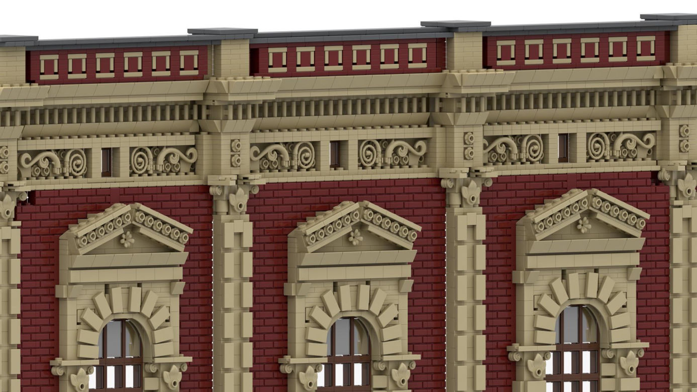 Tarnogórski Staszic z klocków Lego. To dzieło jednego z uczniów
