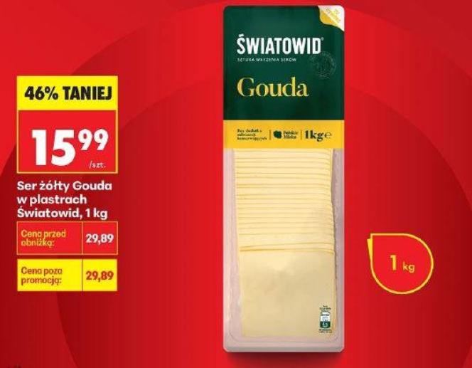 promocja na ser w Biedronce