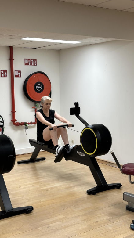 Joanna Scheuring-Wielgus na siłowni