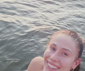 Natalia Bukowiecka w święta morsowała z siostrą