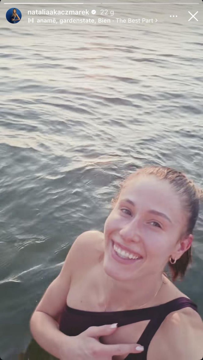 Natalia Bukowiecka w święta morsowała z siostrą