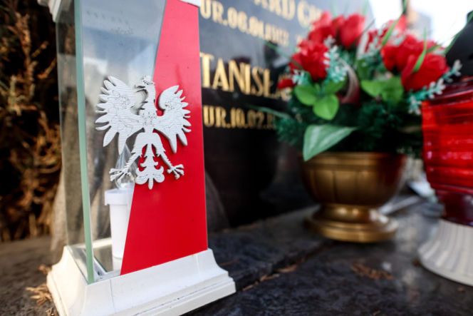 Grób Gierka a 113. rocznicę jego urodzin