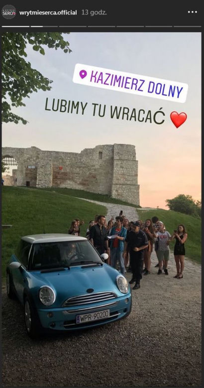 W rytmie serca 5 sezon. Julia Wróblewska, Arkadiusz Smoleński na planie