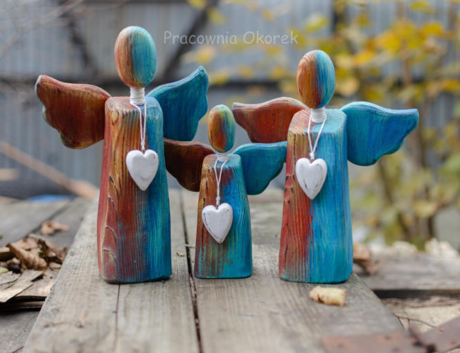 Okorek - drewniane dekoracje