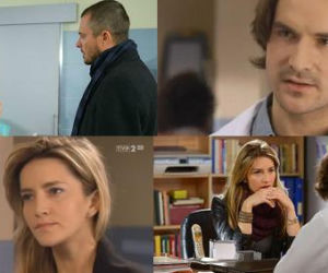 NA DOBRE i NA ZŁE. Hana Goldberg (Kamilla Baar), Piotr Gawryło (Marek Bukowski), Szymon Dryl (Piotr Stramowski)