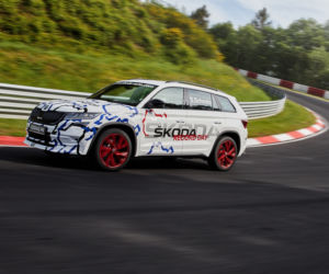 Skoda Kodiaq RS na Nurburgringu