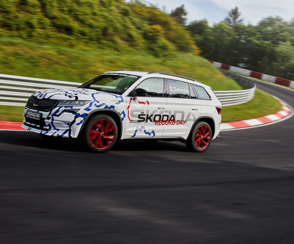 Skoda Kodiaq RS na Nurburgringu