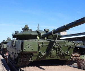 Białoruś prezentuje zmodernizowane czołg T-72BM2