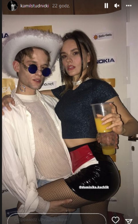 Dominika Kachlik (Franka z M jak miłość) i jej przyjaciel Kamil Studnicki