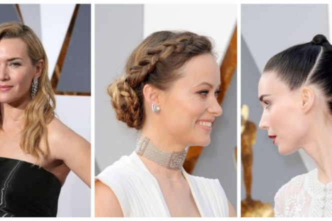 Fryzury gwiazd na Oscarach 2016 - naturalne fale, koki i warkocze królowały na czerwonym dywanie
