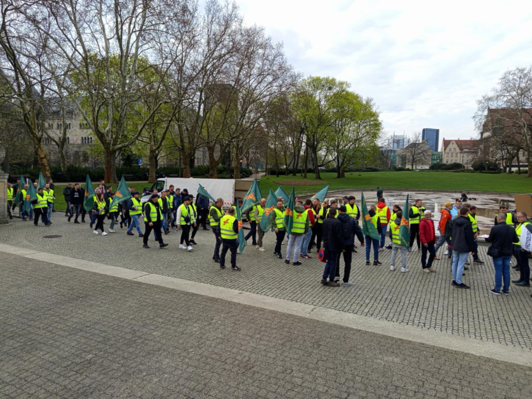 Protest rolników w Poznaniu. 14.04