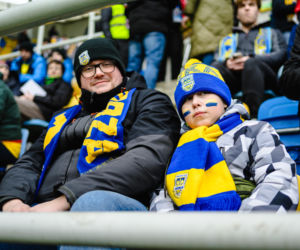 Arka Gdynia - GKS Katowice: Zdjęcia kibiców z meczu 22. kolejki PKO BP Ekstraklasy