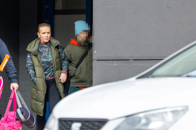 Aneta Zając na łyżwach