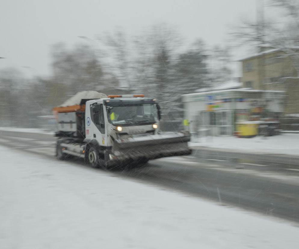 Intensywne opady śniegu w Polsce