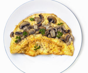 Omlet z pieczarkami