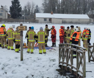 Strażackie ćwiczenia