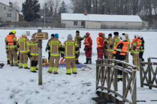 Strażackie ćwiczenia