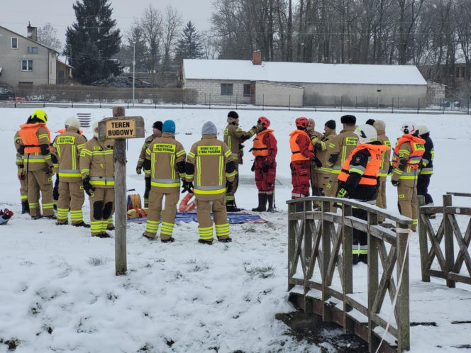 Strażackie ćwiczenia
