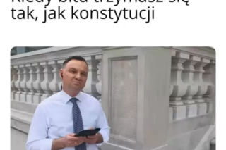 Rapujący Andrzej Duda hitem internetu. Tak prezydent walczy z ostrym cieniem mgły [MEMY]