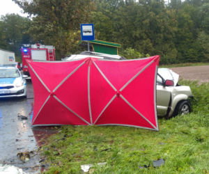 Śmiertelny wypadek na DK15. Nie żyją dwie osoby [ZDJĘCIA]