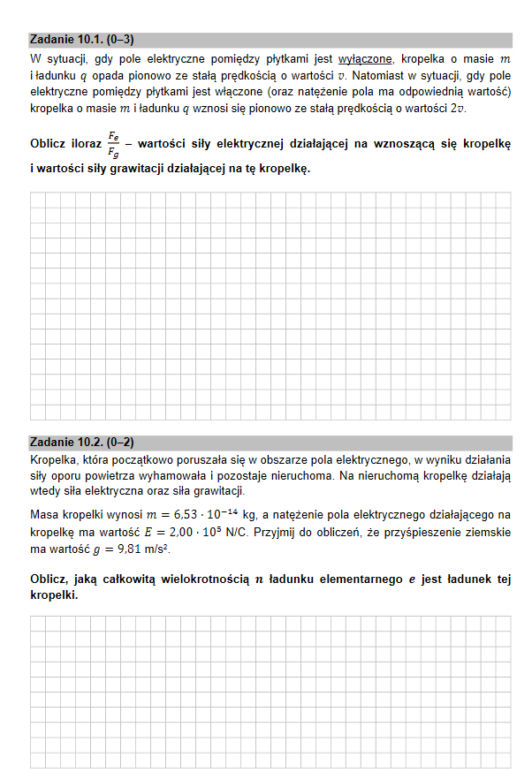Matura 2021 fizyka rozszerzona CKE