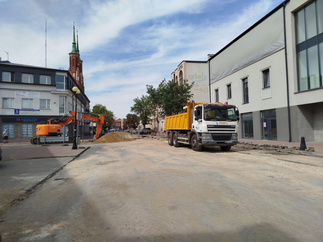 utrudnienia i roboty drogowe w Siedlcach