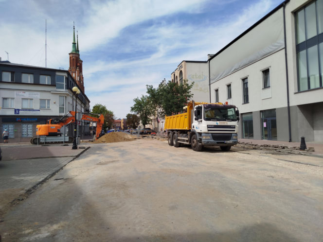 utrudnienia i roboty drogowe w Siedlcach