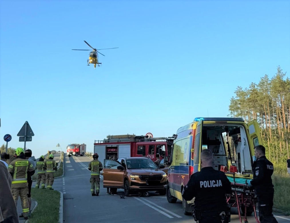 14-latek na hulajnodze zderzył się z samochodem