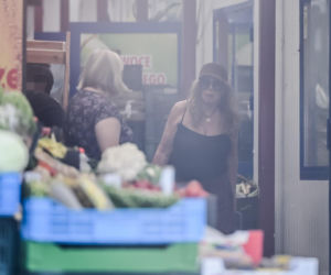 Agnieszka Perepeczko wystroiła się na bazar