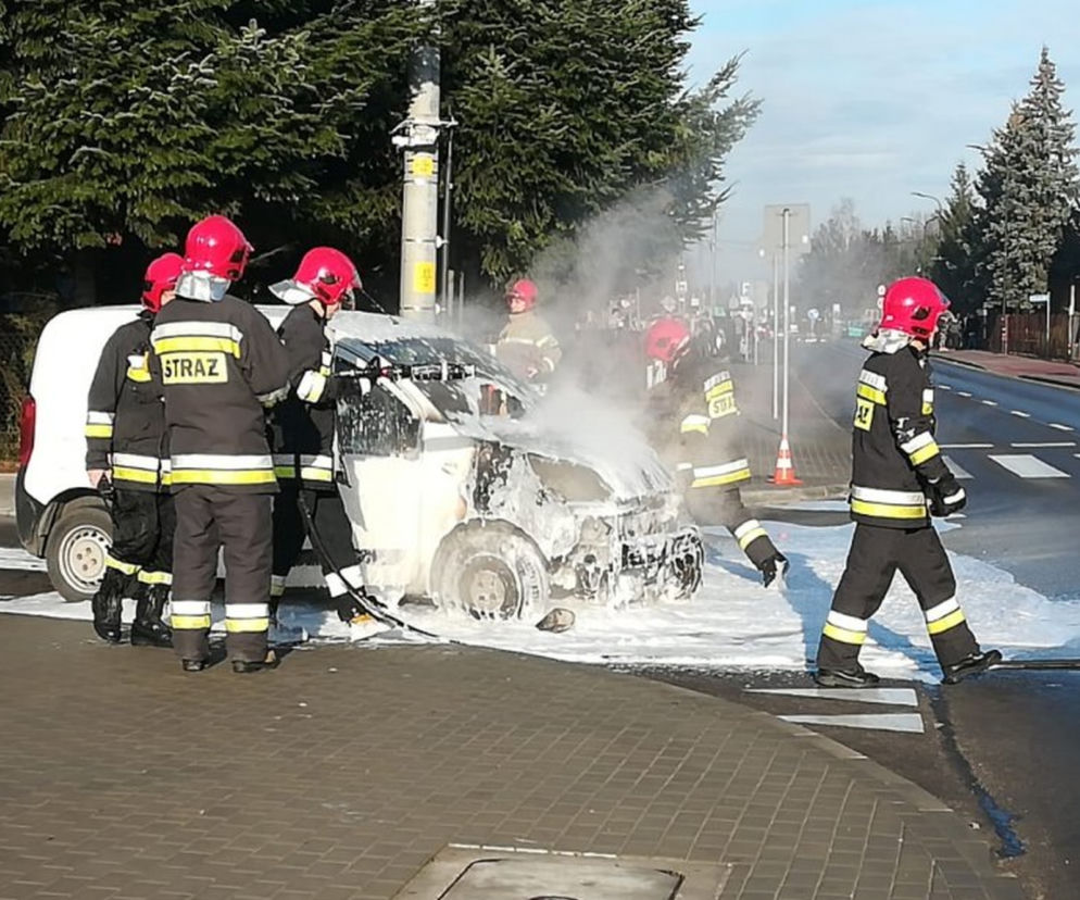 Akcja gaśnicza strażaków w Kolbuszowej