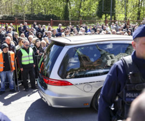 Ból, rozpacz, łzy. Poruszające sceny na pogrzebie Łukasza Litewki