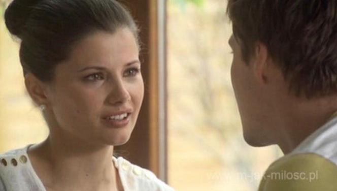 M jak miłość odc. 1006. Marcin (Mikołaj Roznerski), Kasia (Agnieszka Sienkiewicz)