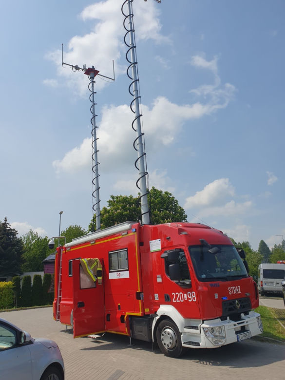 Potężny pożar w Nałęczowie. Dogaszanie trwało kilkanaście godzin
