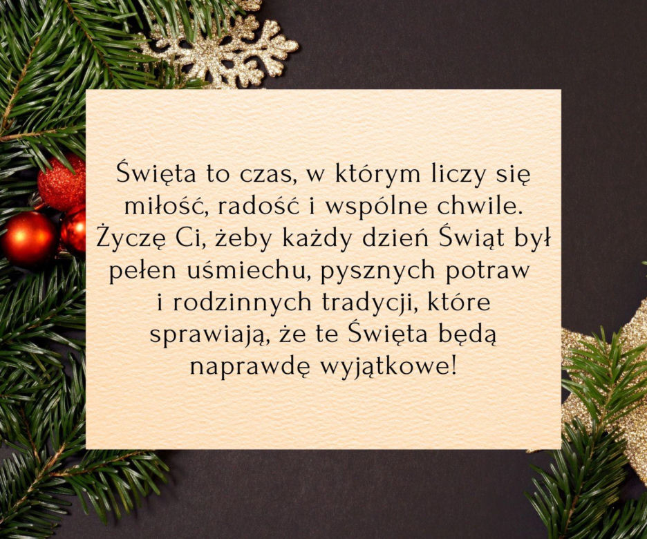 Krótkie życzenia bożonarodzeniowe 2025 - zabawne śmieszne i z dystansem