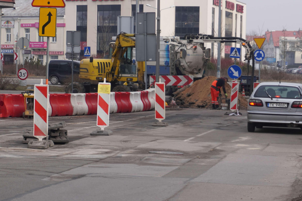 Przebudowa ulicy Paderewskiego w Kielcach