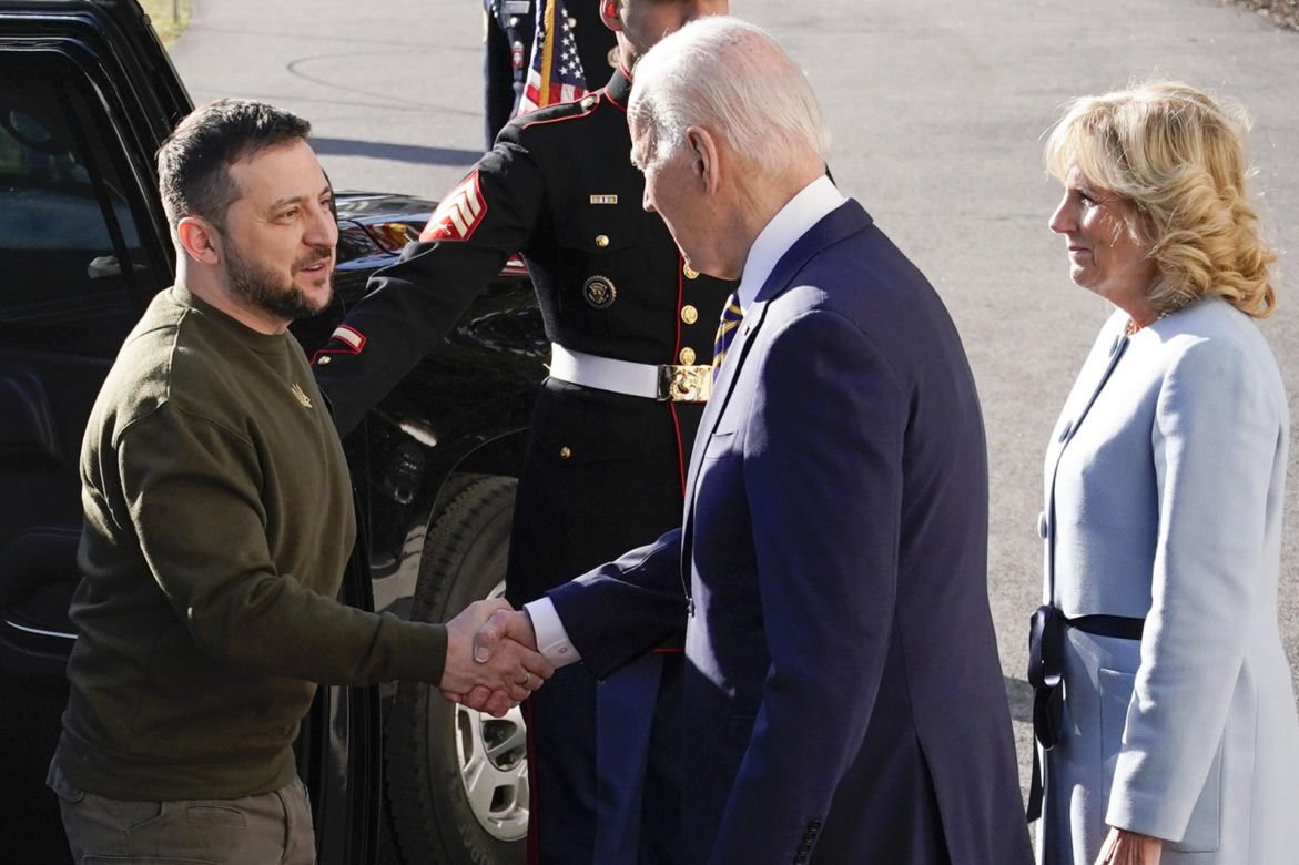 Wołodymyr Zełenski w USA. Spotkał się Joe Bidenem