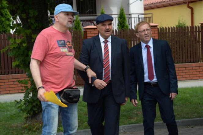Ranczo 9 sezon. Senator Kozioł (Cezary Żak), Czerepach (Artur Barciś), reżyser Wojciech Adamczyk