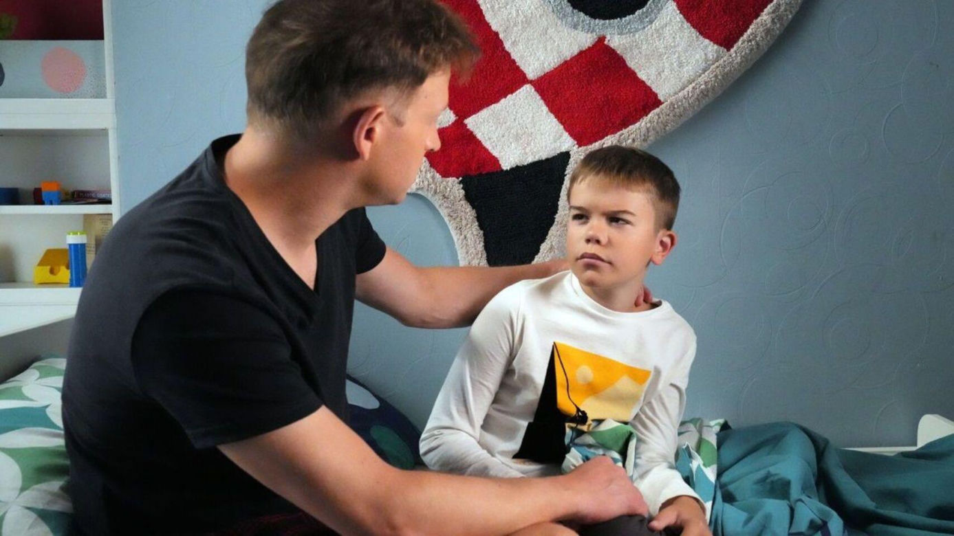 Barwy szczęścia odc. 3106. Ksawery (Bartosz Gruchot), Łukasz (Michał Rolnicki)