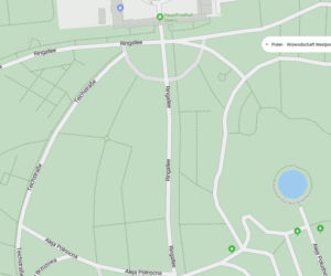 Niemieckie nazwy ulic w Szczecinie na mapach Bing