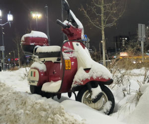 Zimowe utrudnienia w Warszawie