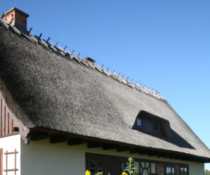 Prostokątne okno w dachu to także tradycyjna forma doświetlenia poddasza w dachach ze strzechy