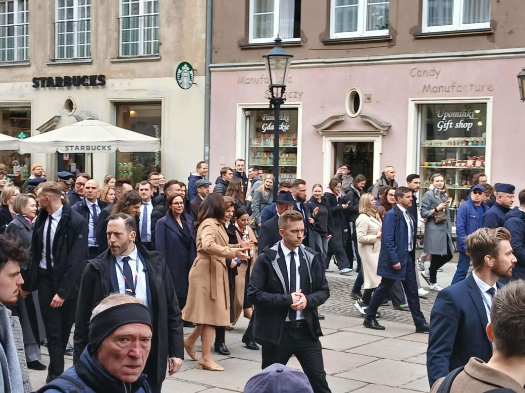 Król Szwecji Karol XVI Gustaw oraz królowa Sylwia w Gdańsku