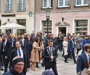 Król Szwecji Karol XVI Gustaw oraz królowa Sylwia w Gdańsku