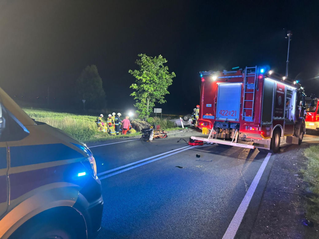 Śmiertelny wypadek na DK 38 pod Kędzierzynem-Koźlem