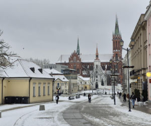 Ozdoby świąteczne oraz jarmark w Białymstoku