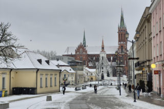Ozdoby świąteczne oraz jarmark w Białymstoku