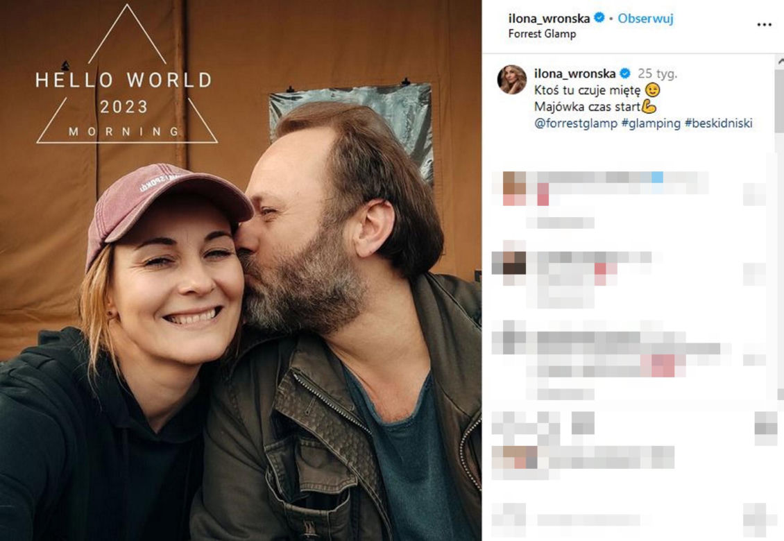  Leszek Lichota i Ilona Wrońska  - razem od 20 lat